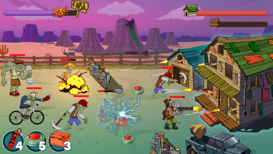 Zombies Ranch. Zombie shooting games 3.0.9 Apk + Mod for Android 3