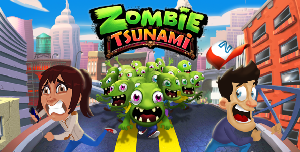 zombie tsunami android games cover