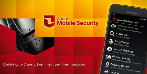 zoner mobile security cover