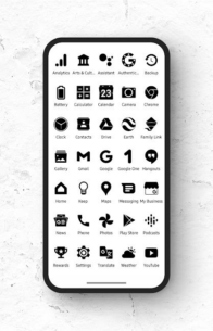Zwart – Black Icon Pack 23.10.1 Apk for Android 1